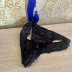 Perizoma nero appena usato?