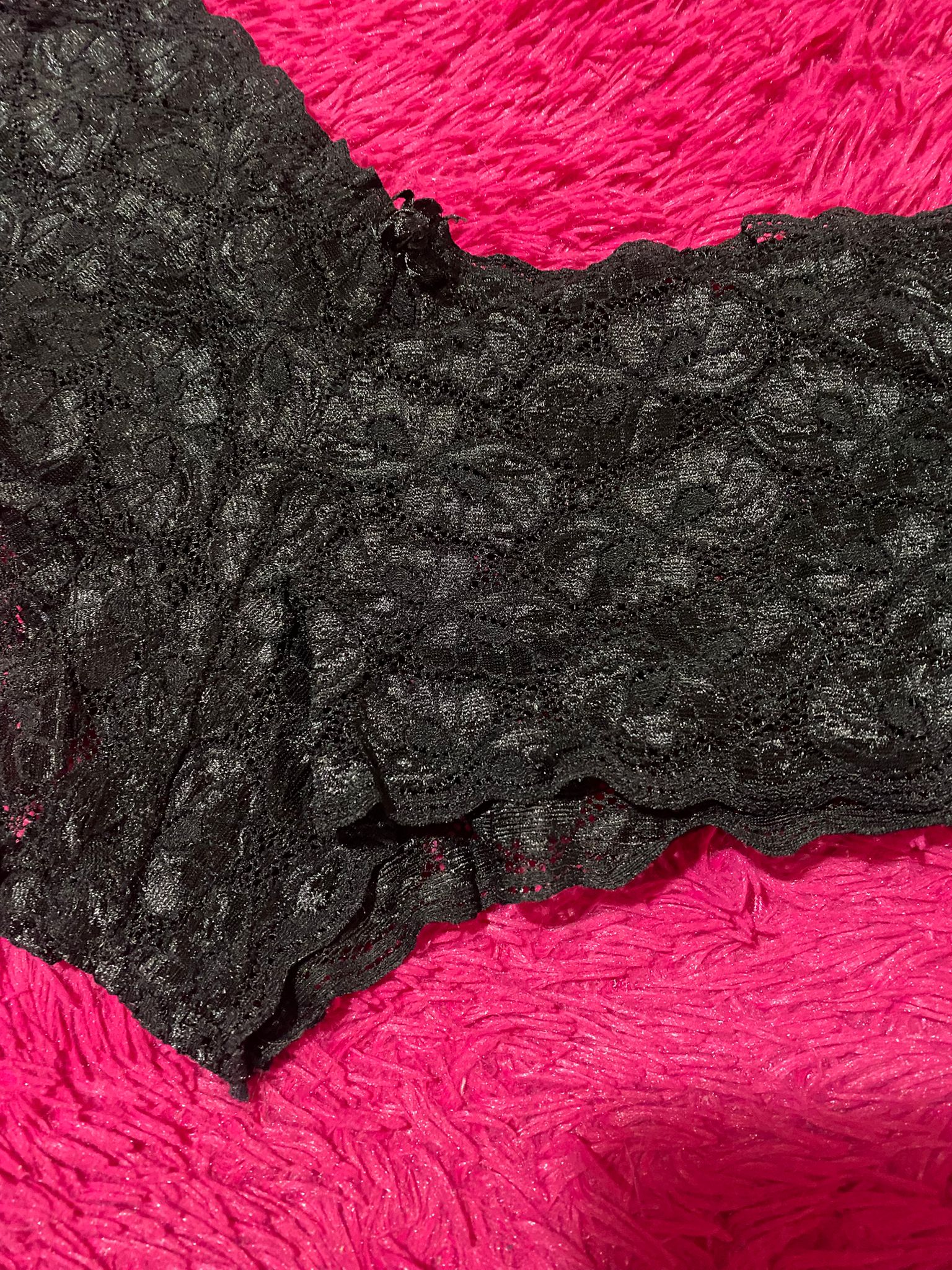 Culotte nera in pizzo - immagine 3
